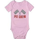 MOCSONE Checkered Flags Race Car Flag Newborn Girl Boy Romper Jumpsuit Bodysuit Baby Outfits Infant Clothes