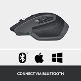 Logitech MX Master 2S Graphite Bluetooth Wireless Mouse Multi Surface view 7