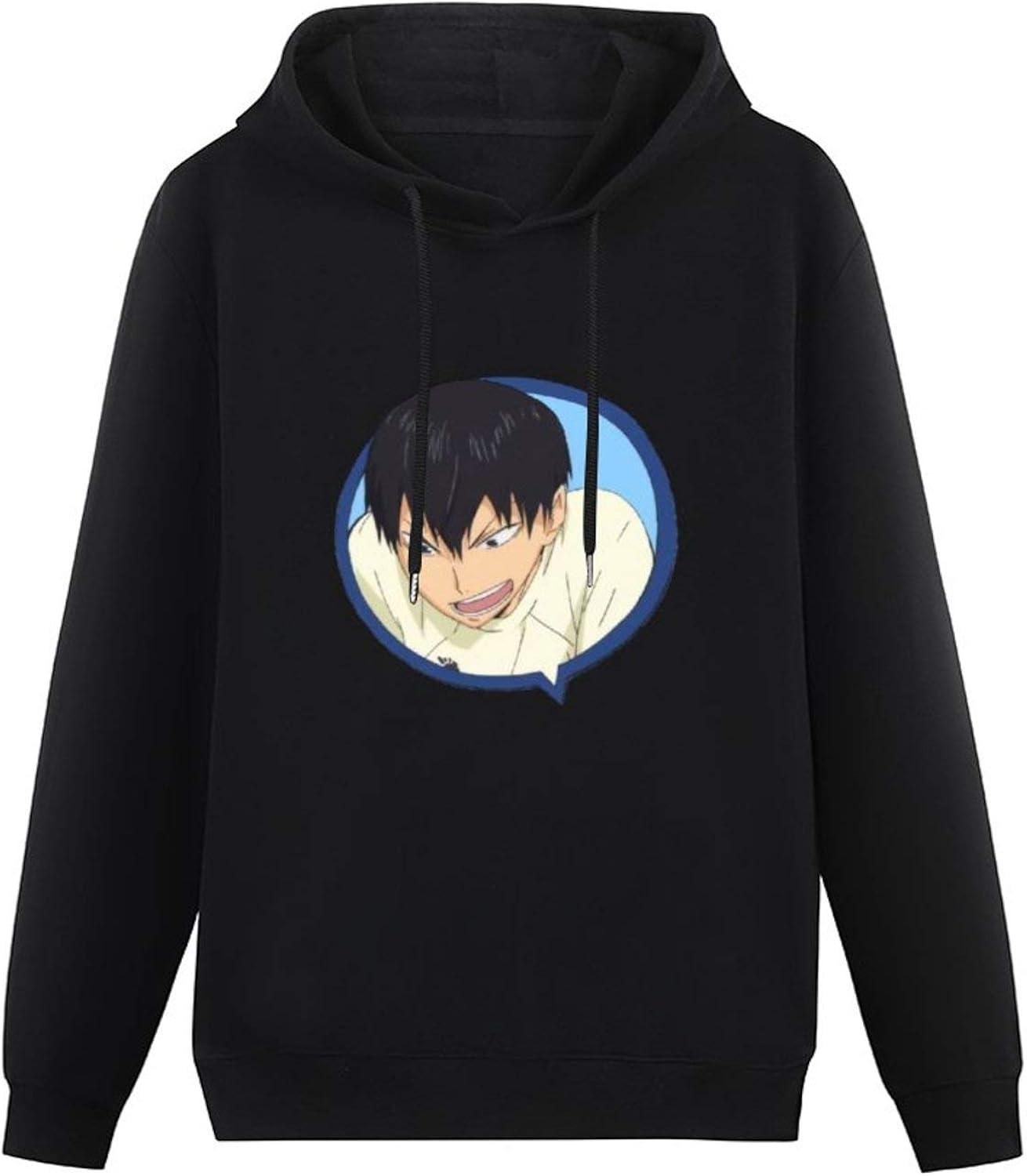 kageyama wearing hoodie