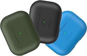 Catalyst 3 X Slim Case for AirPods Pro Skin for Apple AirPods Pro Charging Case, Interchangeable Colors, Protective Cover Soft Skin, Compatible Wireless Charging