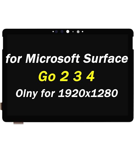 Écran Tactile LCD De Remplacement Pour Microsoft Surface Laptop Go 1943 - 12,4 Pouces - 1536x1024