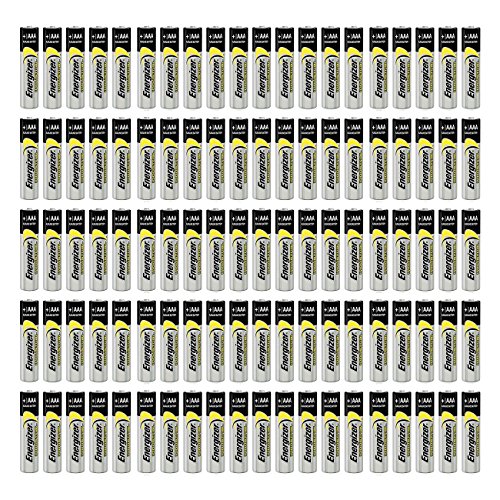 100 Count Energizer Industrial EN92 Alkaline AAA 1.5v Batteries LR03