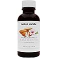 Native Vanilla - Pure Amaretto Flavor - 4 Fl Oz - Pure Flavors and Extracts - Perfect for Cooking, Baking, and Dessert Crafting