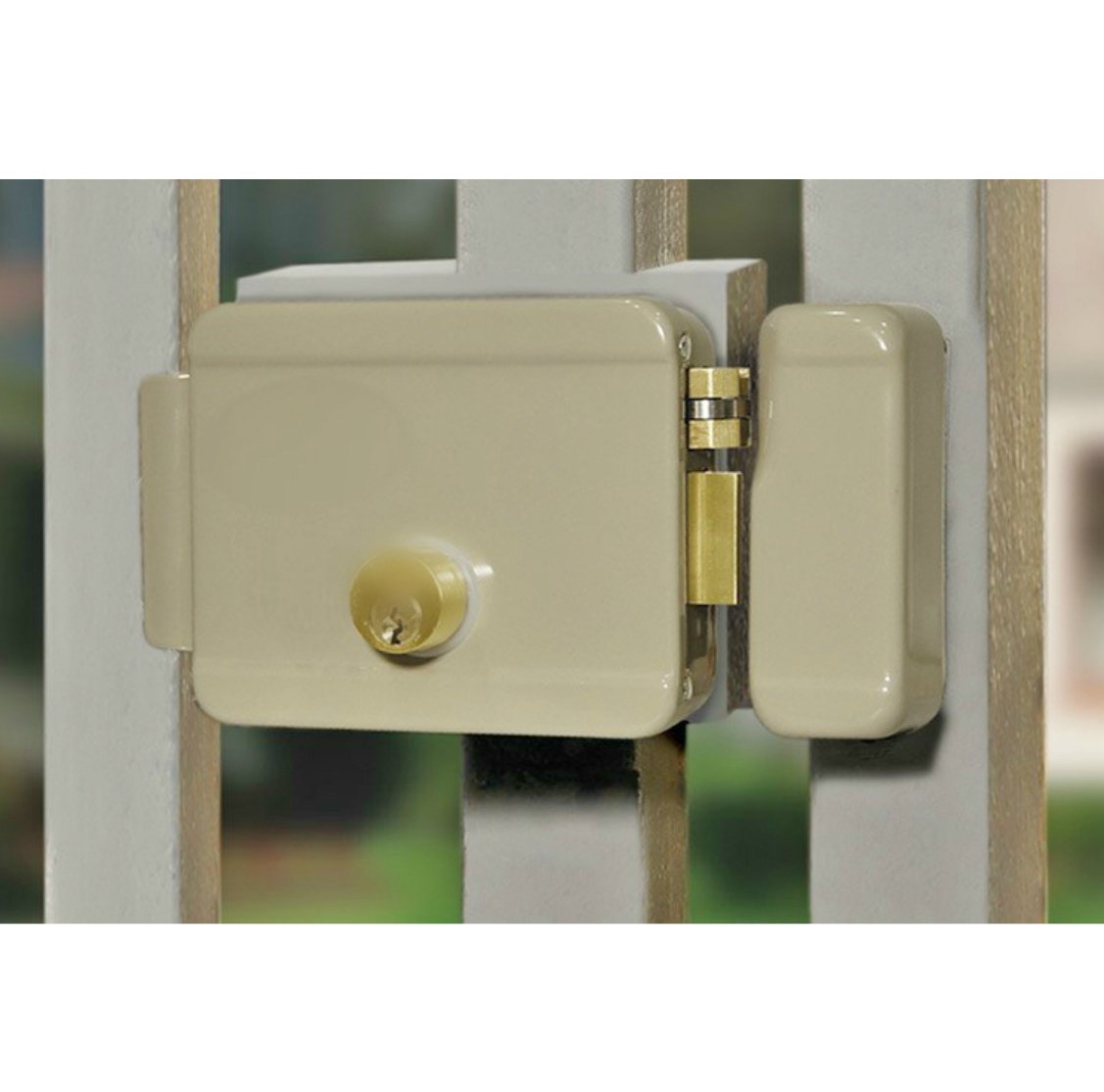 Gate Locks Electric Deadbolt & Deadlatch Locking System Right Hand
