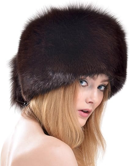 TININNA Cappello da Donna in Pelliccia in Stile Russo Cappello Cosacco  Cappellini Invernali lencicol Cappelli e cappellini Accessori