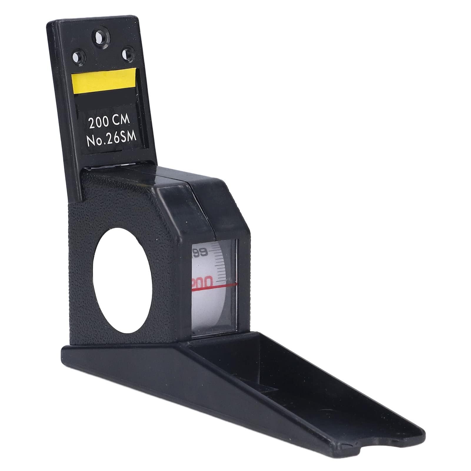 Natudeco 2 Meters Height Measuring Device Wall Mounted Growth Ruler Stature Altimeter Retractable Tape ​Measure Tool Stadiometer Height Measure Meter for Kids Adults Gym School Home