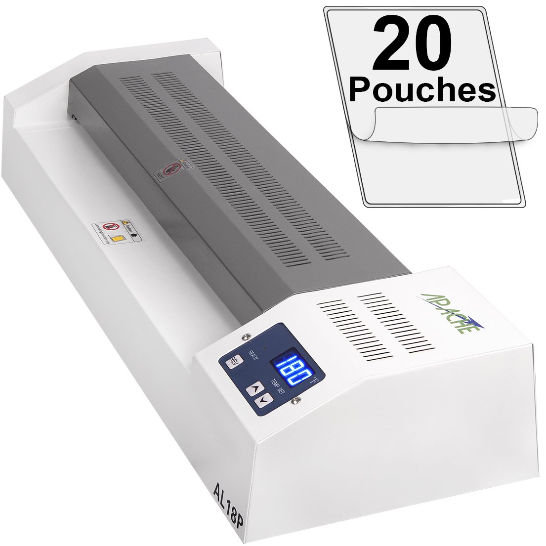 Apache AL18P Professional Hot/Cold 18" A3 4 Roller Thermal