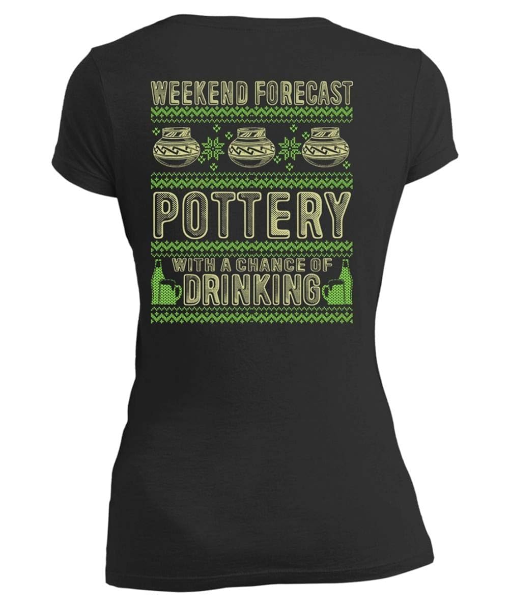 Which Is The Best Weekend Forecast Pottery Tshirt