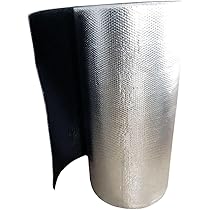 Reflective Black / Silver FOIL Double Bubble Foil Insulation