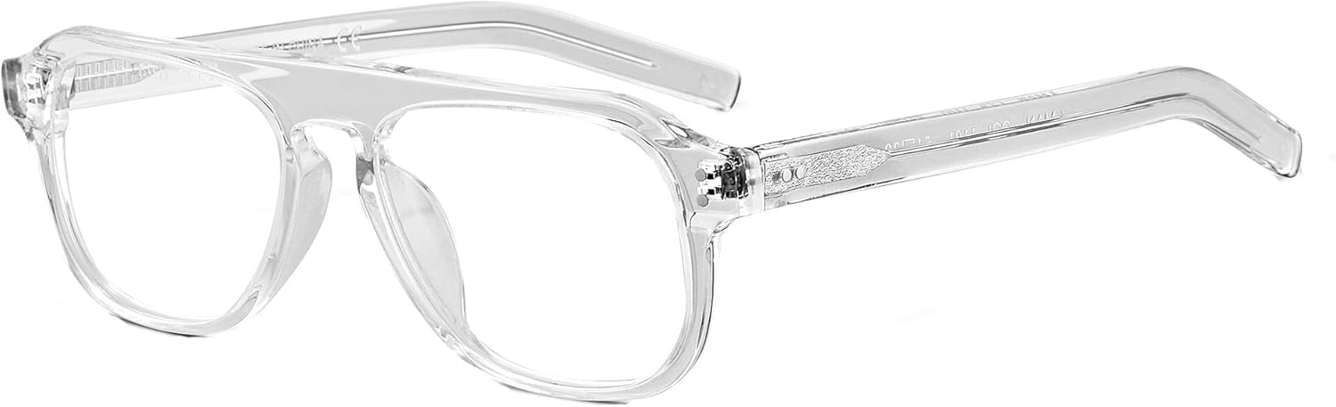 clear glass eyewear