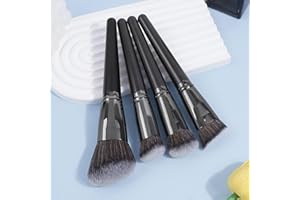 Premium Makeup Brush Set, 4PCS Professional Make Up Brushes, Brochas Para Maquillaje, Vanity Accessories, for Foundation Conc
