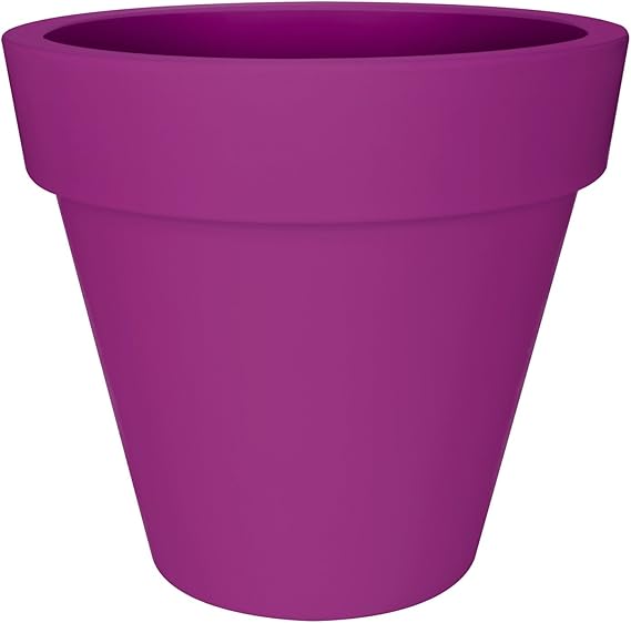 Elho Pure Round 100 Pot De Fleurs Fuchsia Intérieur & Extérieur