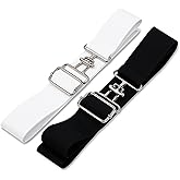 Cecliy 1.5 Inch Elastic Equestrian Belt with Surcingle Buckle, Stretch Horse Riding Belt, Horseback Riding Sports Gifts