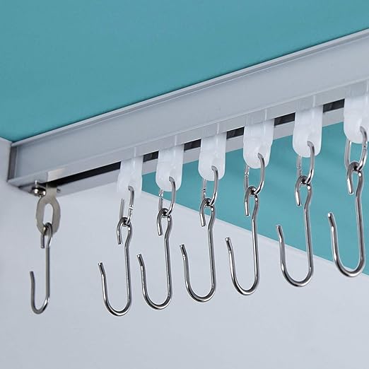 Amazon Com Ceiling Track For Curtains 6ft 9ft Room Divider