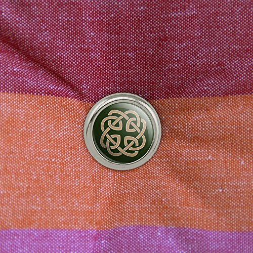 Celtic Knot Love Eternity Metal Craft Sewing Novelty Buttons - Set of 4