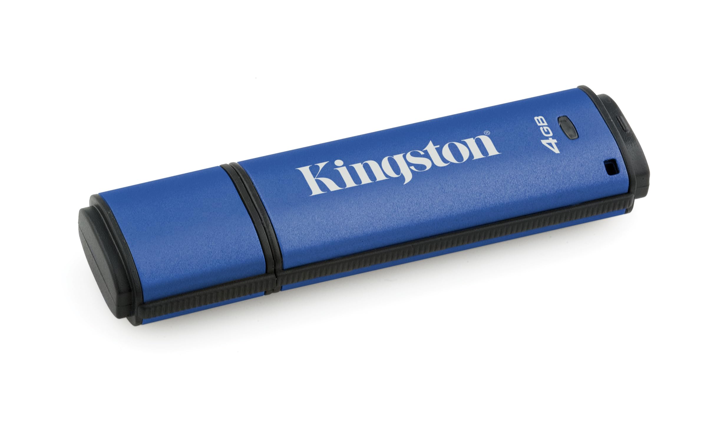 Kingston Data Traveler Vault Privacy USB 3.0 Flash drive, 4 GB DTVP30, 256 Bit AES Encrypted FIPS 197, Blue