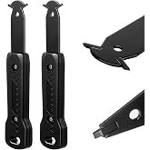Lasnten 2 Pcs Carbide Scoring Cutter Reversible for Laminate Vinyl Floor | Cuts Backer Board Fiberboard Acrylic Linoleum Tile, Ergonomic Grip, Long Use Installation Tool