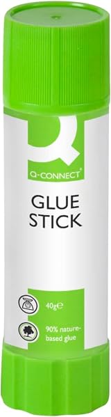Q-Connect 40g Glue Stick Pack of 10 - Paper and Card Adhesive view 4
