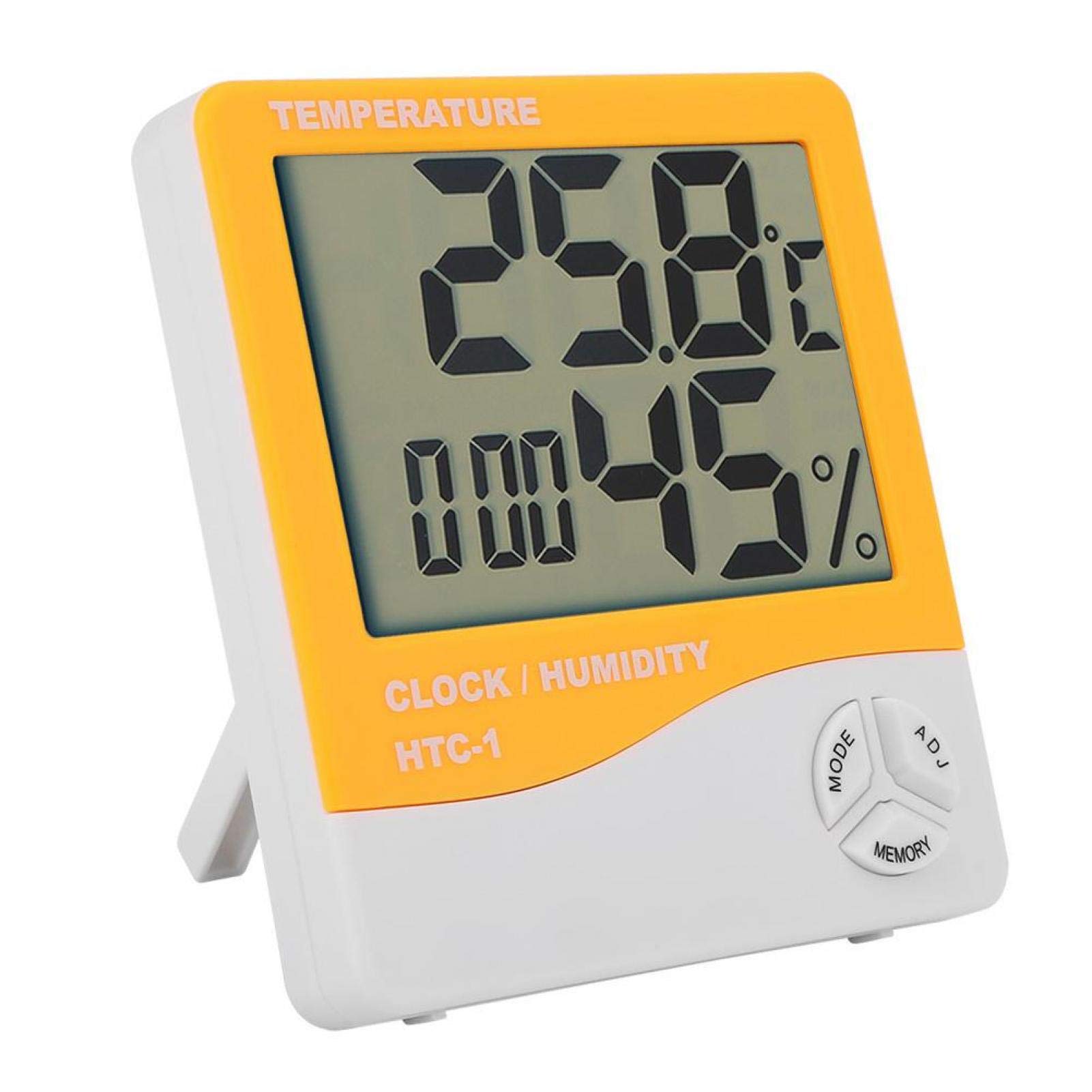 Indoor Thermometer Hygrometer, LCD Digital Hygrometer Thermometer, with Temperature Humidity Monitor for Bedroom, Baby Room, Warehouse, Cellar, Car