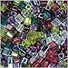 Miyuki 4mm Glass Cube Beads Color Mix Lavender Garden 10 Grams