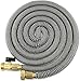 TITAN 100 Foot Expanding Garden Water Hose Premium Leak-Resistant Solid Brass Connectors Super Strong and Durable Double Layer Latex Core Design Expandable Flexible and Lightweight for Home Use