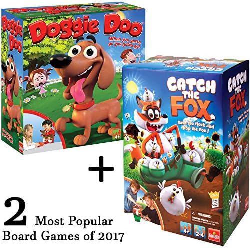Classic Board Games - Catch a Fox AND Doggie Doo Bundle (2 items)