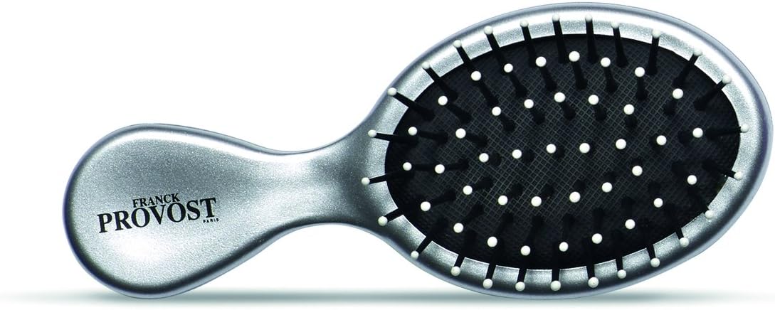 Franck Provost Mini Brush with Protected Plastic Bristles - Assorted Colours, Multicolored, 1 Unité (Lot de 1)