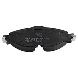 TRQ Front Ceramic Brake Pad Set Compatible with