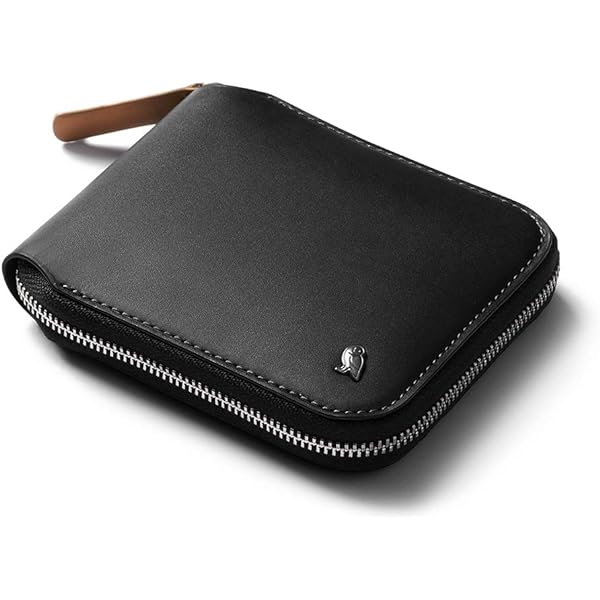 VANNANBA Mens Genuine Leather Zipper Wallet RFID Blocking