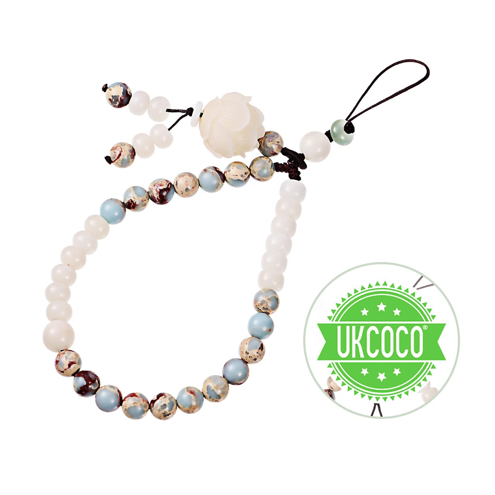 UKCOCO Cell Phone Lanyard Strap Hand Made Hand Wrist Lanyard Anti-Lost Short Lanyard for Phone Keys MP3 MP4