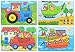 BBLIKE Wood Jigsaw Puzzles for Kids Toy in Tin Box, 4 Varying Degree of Difficulty Educational Learning Tool Best Birthday Present for Boys Girls (Vehicle)