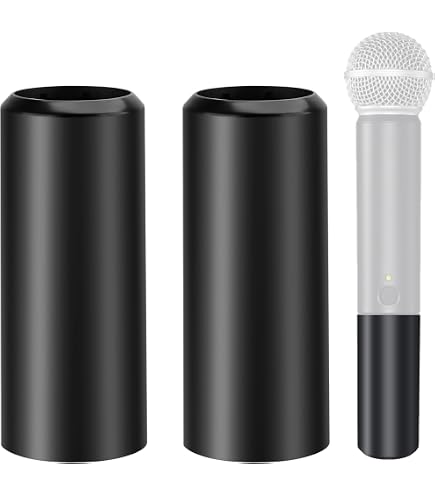 Lot De 2 Pare-Brises Mousse Geekria Pour Shure MV7 SM58 Beta 57A 58A