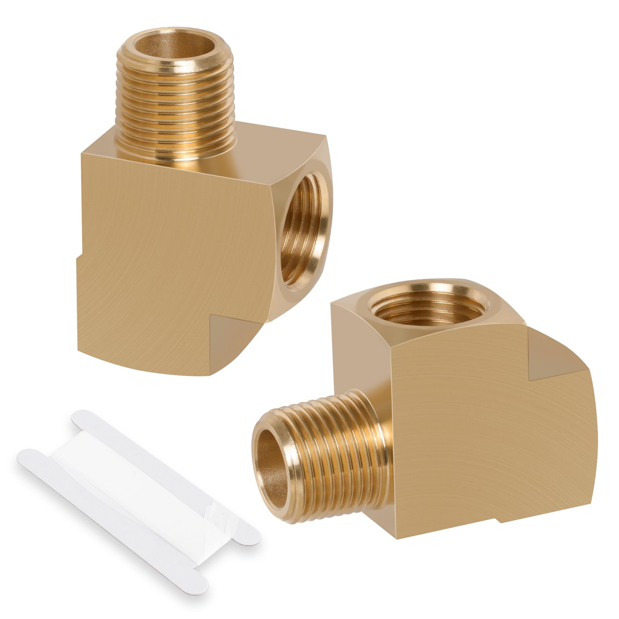 Ailbiuko 2PCS Barstock Street Tee Fittings,3/8" NPT