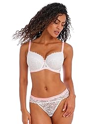 Freya Women's Offbeat Underwire Padded Half Cup White