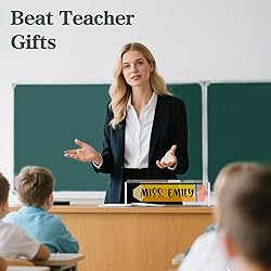 Custom Teacher Name Plate for Desk - Personalized