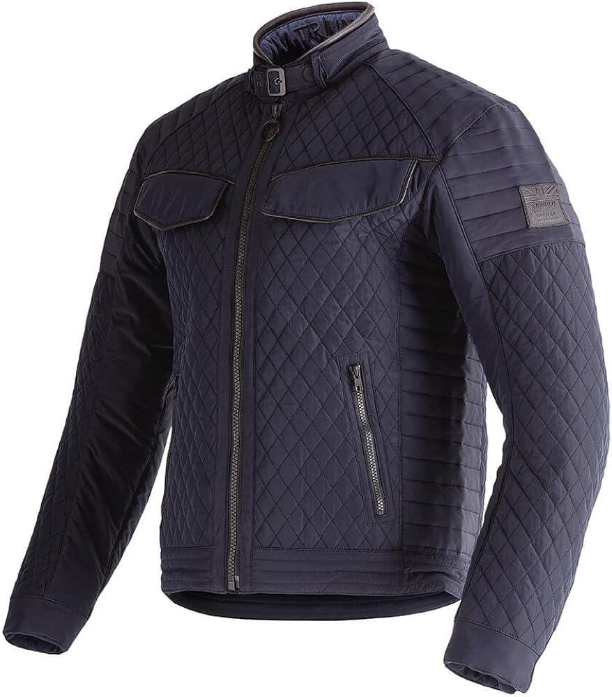 Triumph Motorcycles Barbour Quilted Jacket S Blue Clothing