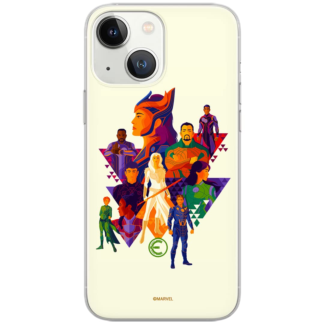 ERT GROUP mobile phone case for iPhone 13 original and officially licensed Marvel pattern Eternals 007 optimally adapted to the shape of the mobile phone, case made of TPU