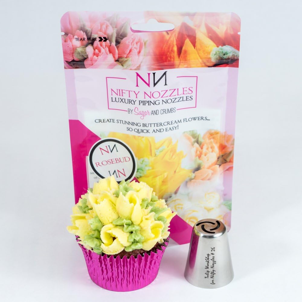 Russian Piping Nozzle for Rose Bud Cake and Cupcake Decoration - Authentic Food Grade Stainless Steel 26-L