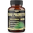 11in1 Saw Palmetto Capsules with Ashwagandha, Turmeric, Tribulus, Maca, Green Tea, Ginger, Holy Basil & More - Healthy Prostate & Hair Support - 180 Count 6-Month Supply