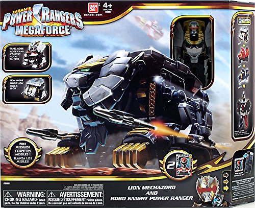 Power Rangers Megaforce Lion Mechazord and Robo Knight Power Ranger