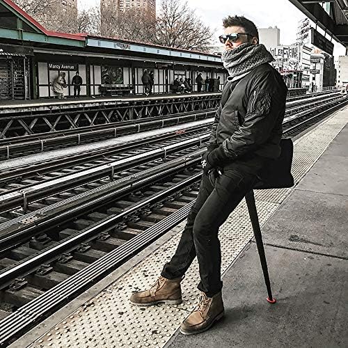 Eizur Foldable Portable Folding Chair Stool Adjustable Telescopic Chair Lightweight Comfortable Folding Chair for Outdoor Travel Hiking Waiting