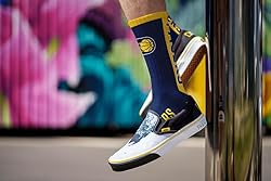 For Bare Feet NBA INDIANA PACERS MVP Crew Sock Team