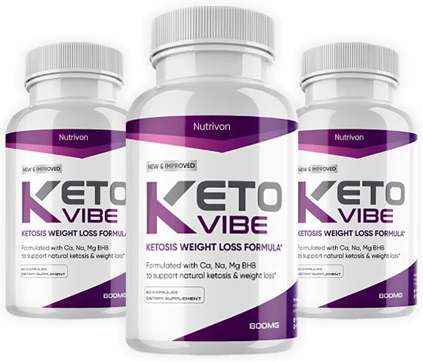 (Pack of 3) Keto Vibe Ketosis Weight Loss Formula Keto