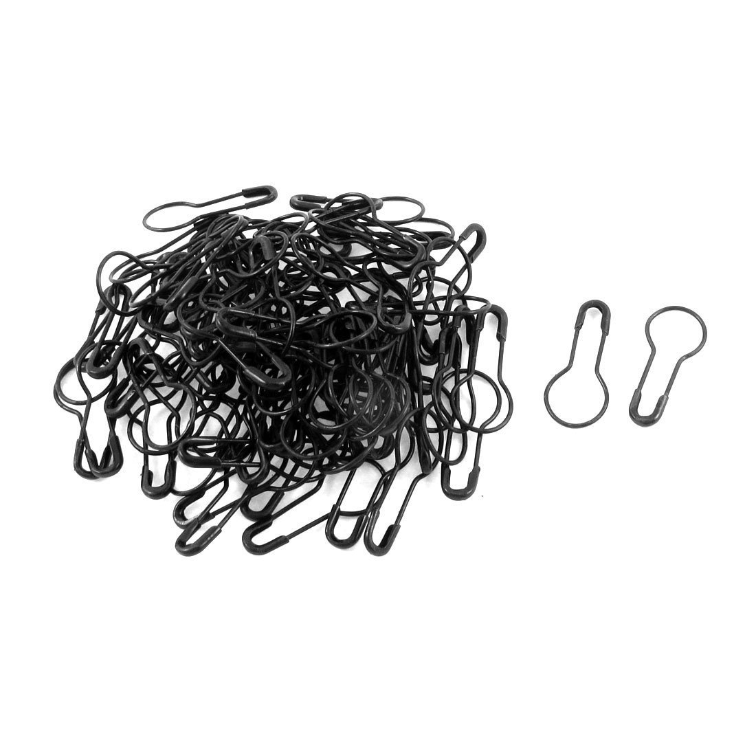 HugeStore Black Calabash Metal Safety Pins Nappy Pins Bead Needle Pins Gourd Hooks 1000 Pcs
