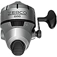 Zebco 888 Spincast Fishing Reel, Size 80 Reel, Changeable Right- or Left-Hand Retrieve, Built-in Bite Alert, 2.6:1 Gear Ratio