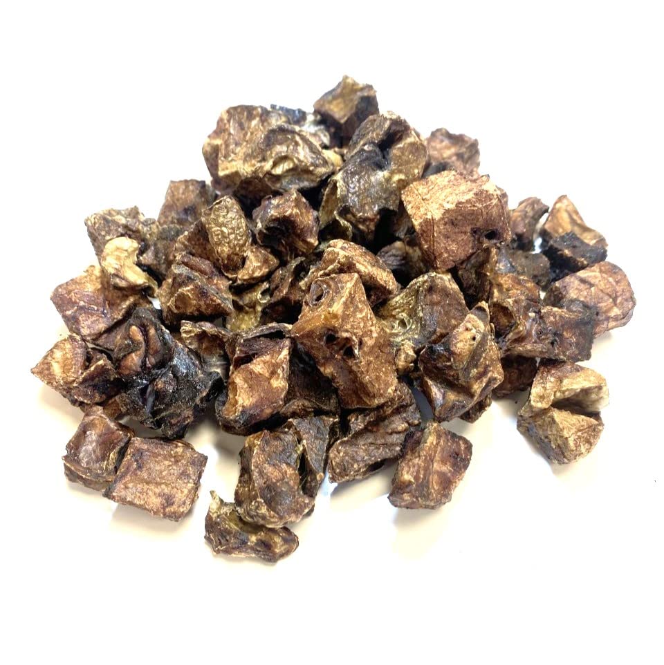 Small Puffed Jerky Cubes ( Dried Lung ) 500g Natural Dog Treats Chews Great Training Aid SMS