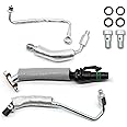 Aspaton Turbocharger Coolant Return Line Turbo Oil Return Hose Pipe Kit Compatible with Encore Sonic Cruze Trax 1.4L L4 55567