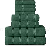 GC Gaveno Cavalia 8 Piece Egyptian Cotton Towel Set Green view 8