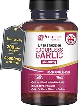 PH PROWISE Odourless Garlic Capsules 45000mg Softgels 200 count view 1
