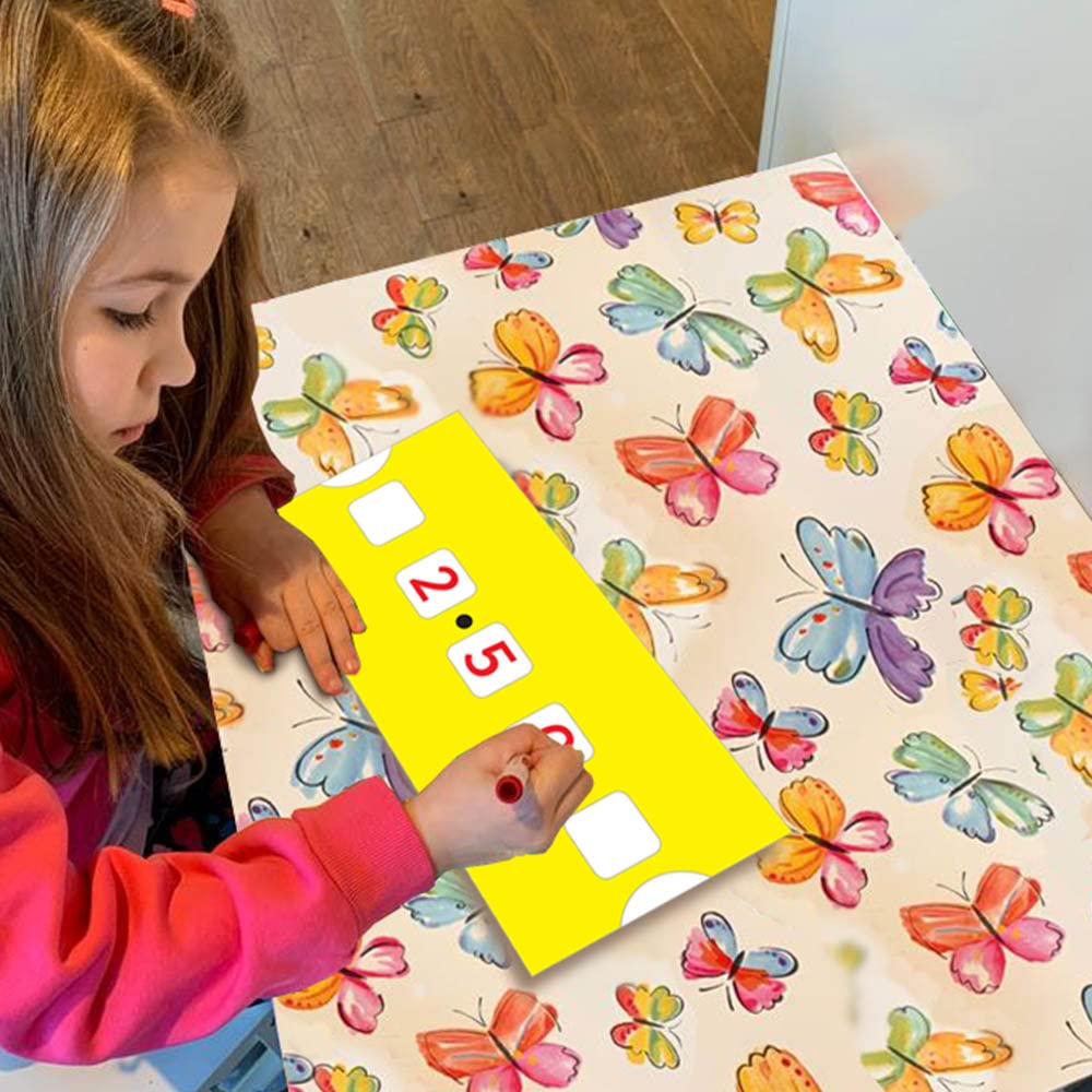 Eduk8 Student Pupil & Teacher Demo Decimal Sliding Line - Mathematics School Home Learning Pupil Maths Tool years 3 4 5 + (Pack of 30) (Pupil)